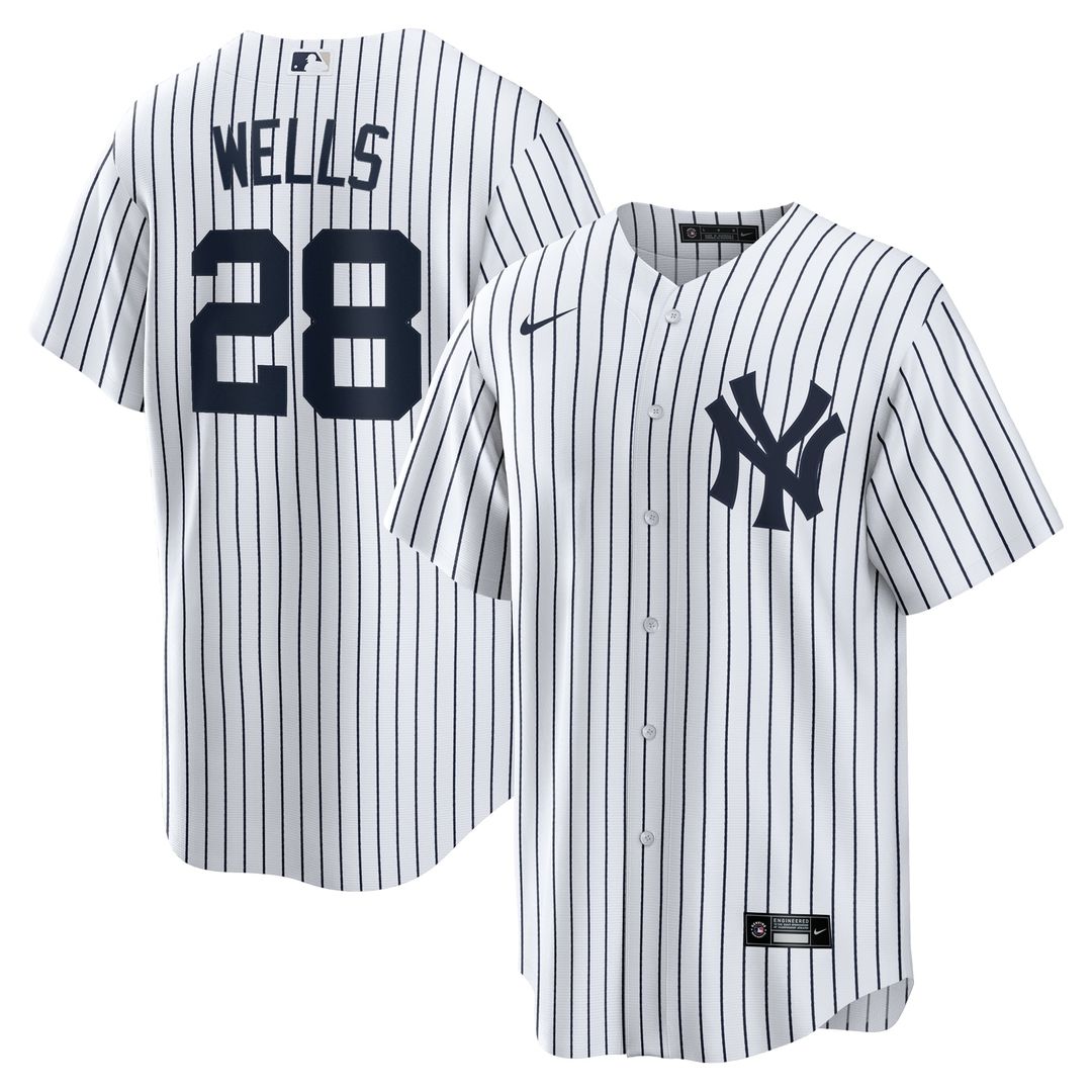 New York Yankees Austin Wells White Home Replica Baseball Jersey