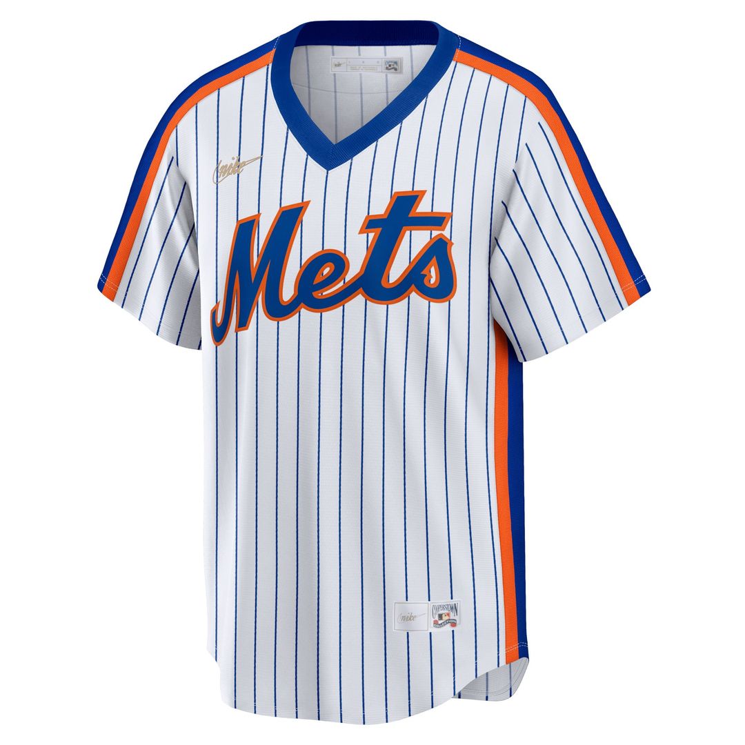New York Mets Darryl Strawberry White Home Cooperstown Collection Baseball Jersey | MLB Baseball Jersey