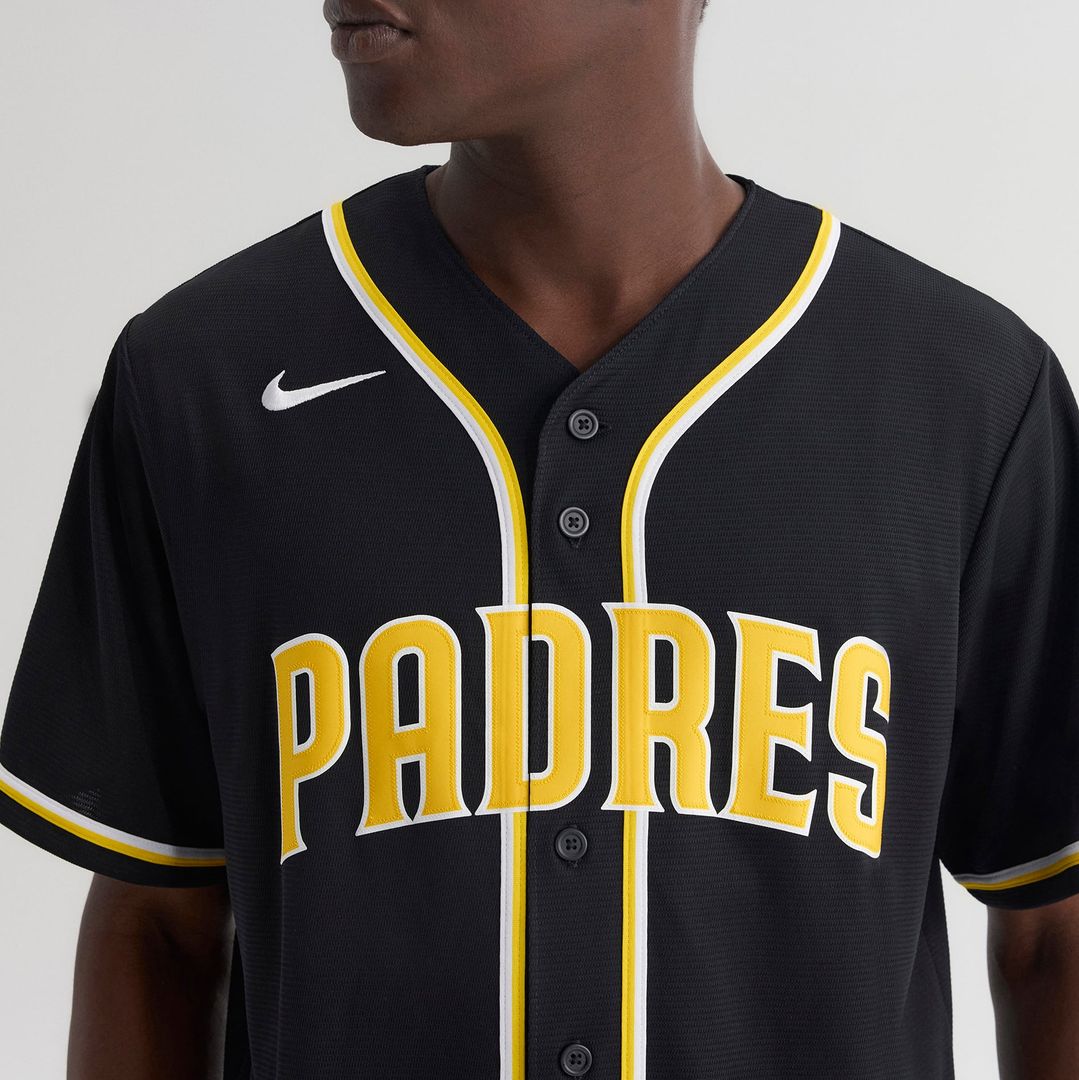 San Diego Padres Jackson Merrill Fashion Replica Black Out Baseball Jersey | MLB Baseball Jersey