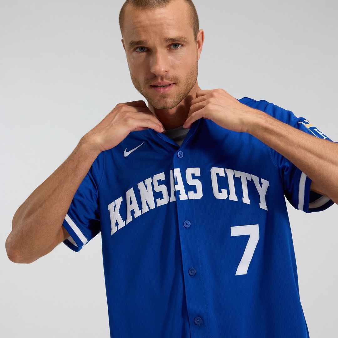 Kansas City Royals Bobby Witt Jr. Royal Alternate 2 Limited Baseball Jersey | MLB Baseball Jersey