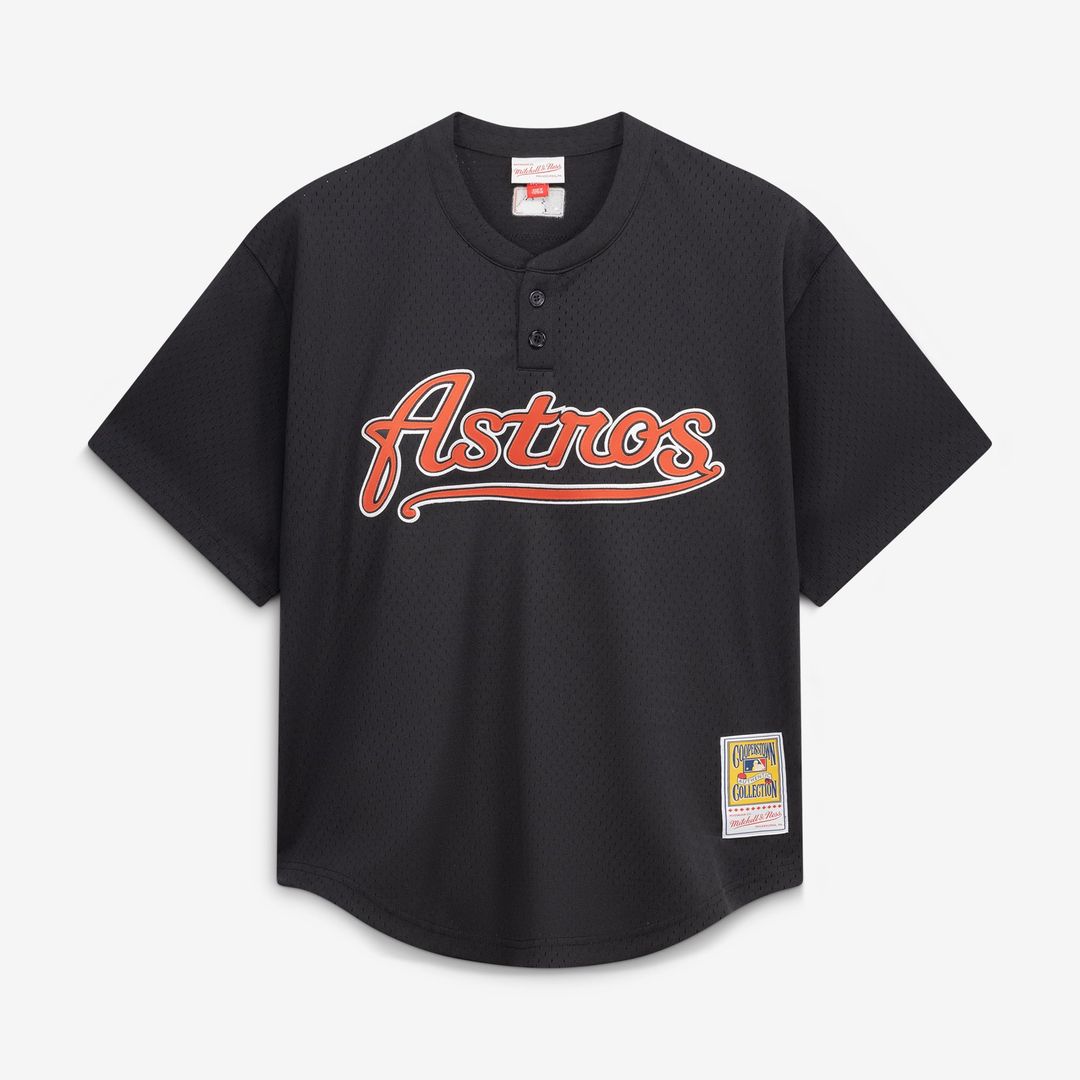 Houston Astros Craig Biggio Black Authentic Batting Practice Baseball Jersey | MLB Baseball Jersey