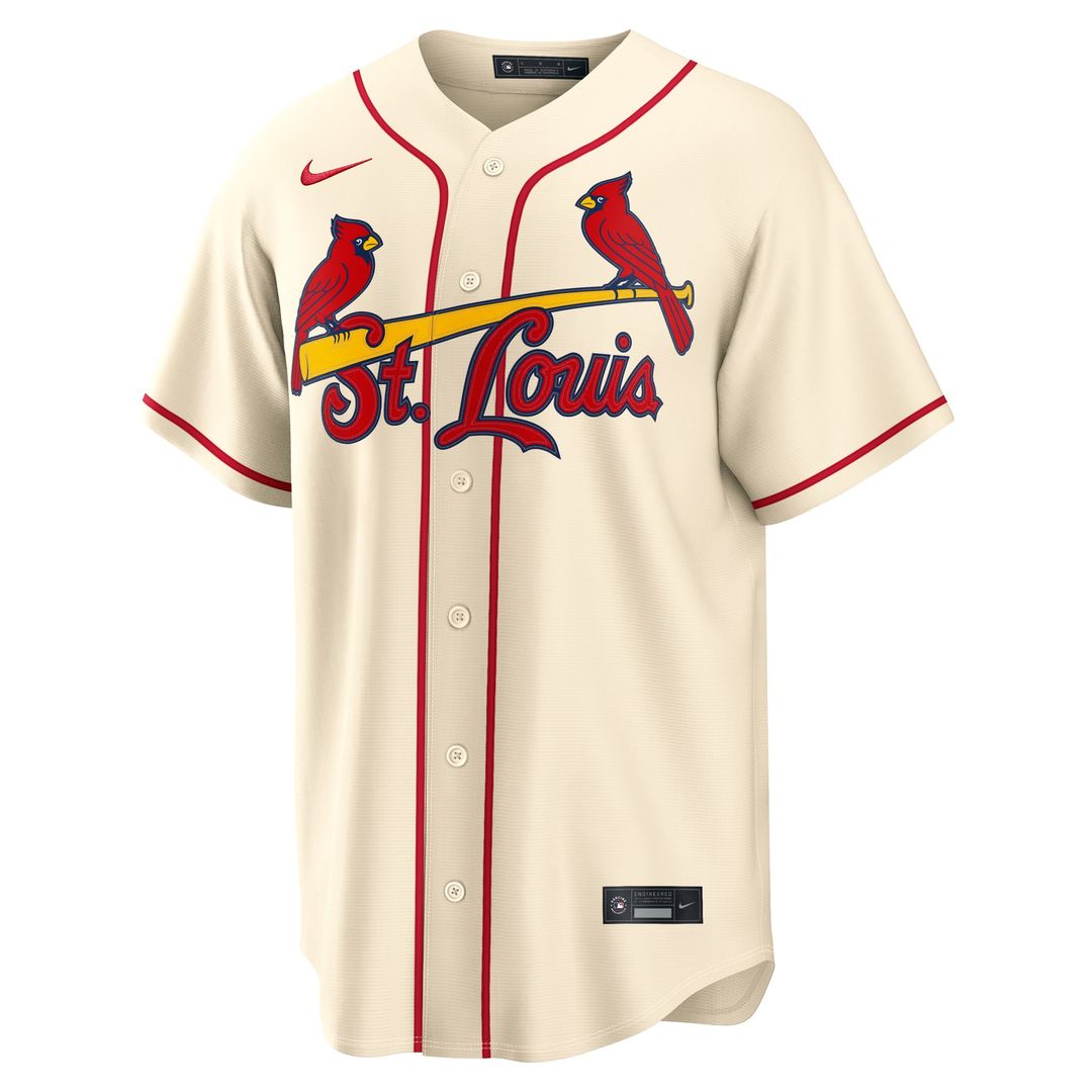 St. Louis Cardinals Masyn Winn Cream Alternate Replica Baseball Jersey | MLB Baseball Jersey