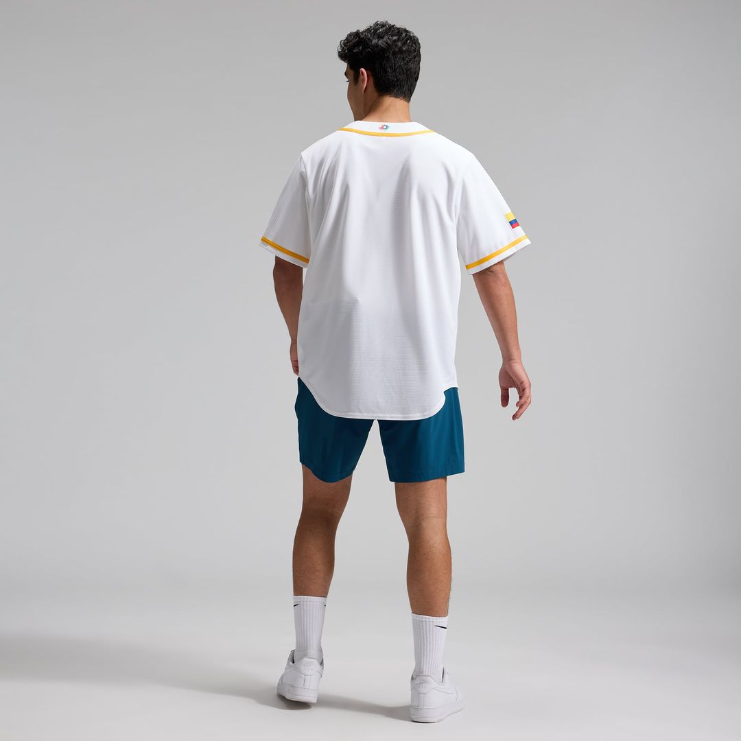 Colombia Baseball White 2026 World Baseball Classic Home Stadium Baseball Jersey | MLB Baseball Jersey