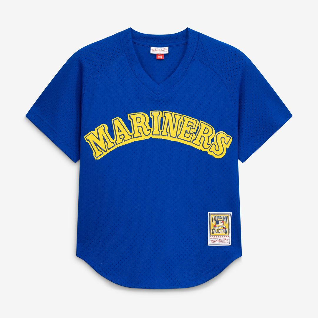 Seattle Mariners Ken Griffey Jr. Royal Authentic Batting Practice Baseball Jersey | MLB Baseball Jersey