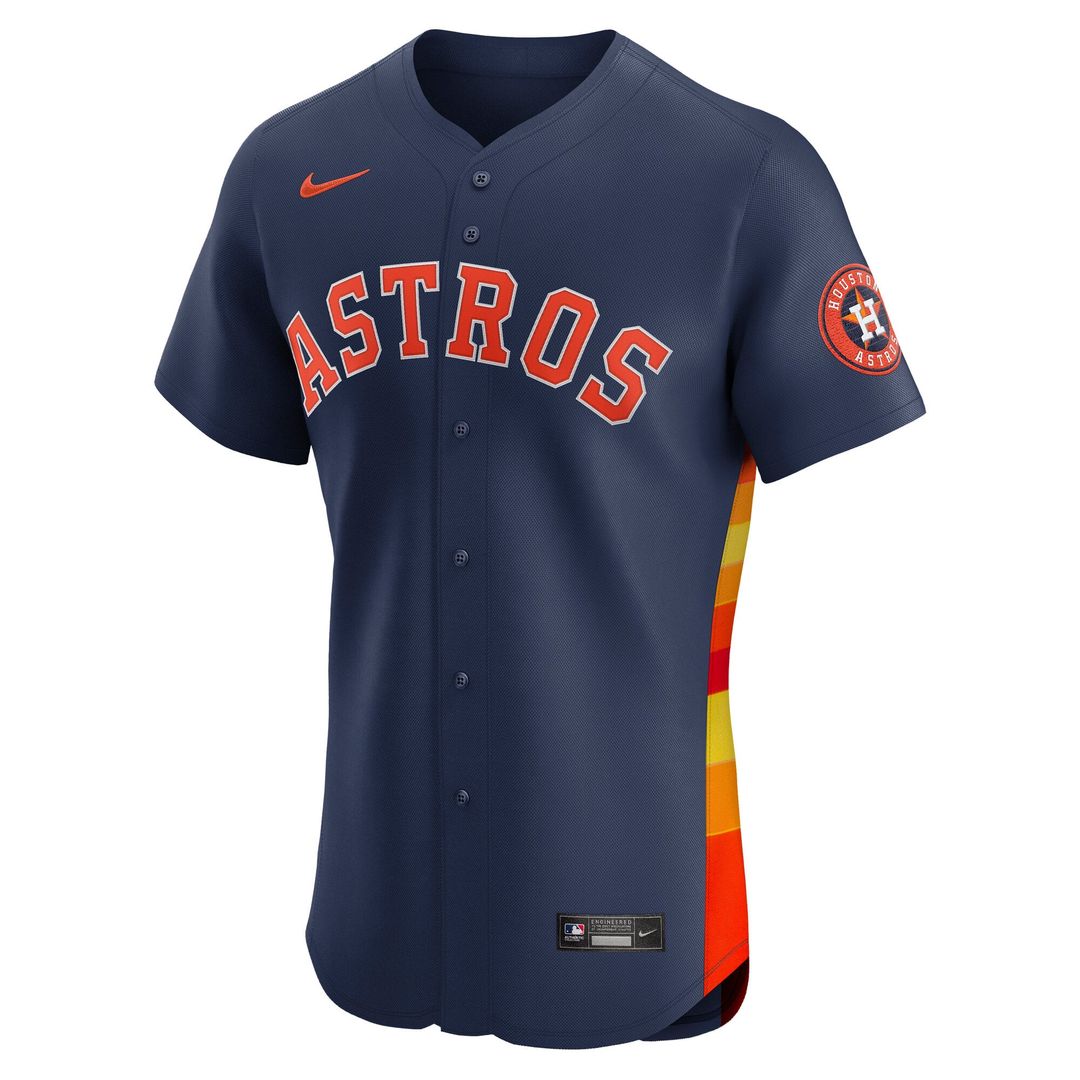 Houston Astros Jose Altuve Navy Alternate 2 Elite Baseball Jersey | MLB Baseball Jersey