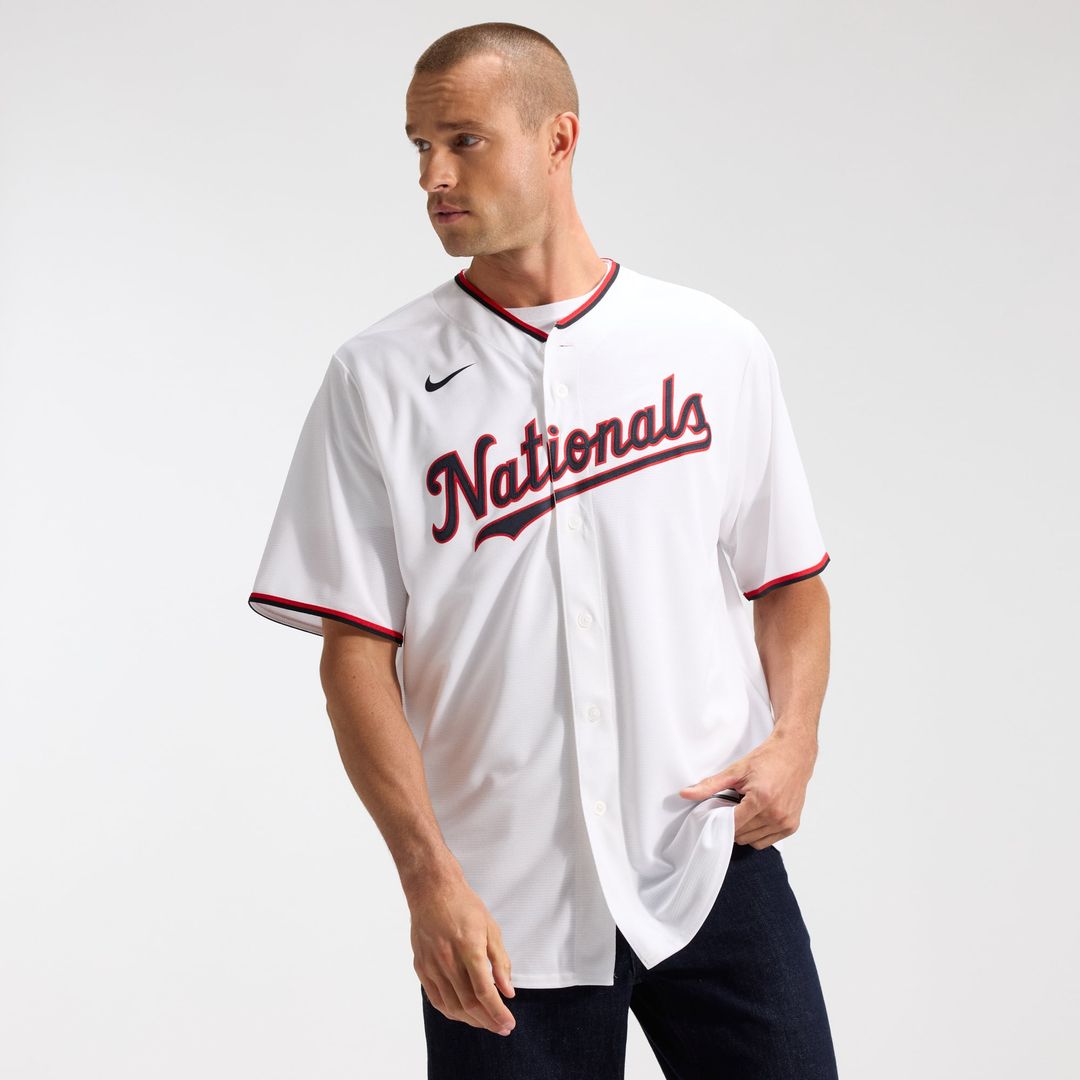 Washington Nationals CJ Abrams White Home Replica Baseball Jersey | MLB Baseball Jersey
