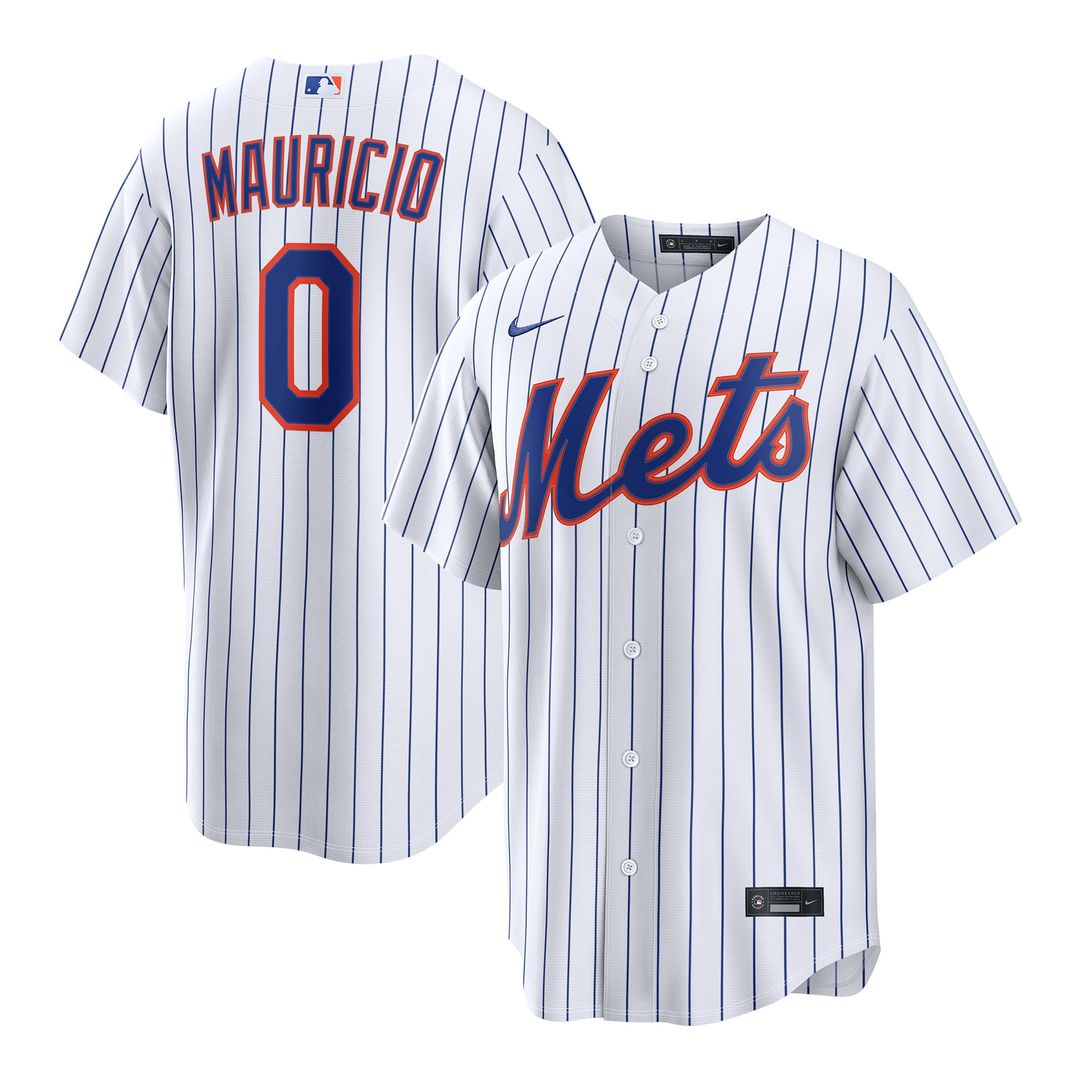New York Mets Ronny Mauricio White Home Replica Baseball Jersey
