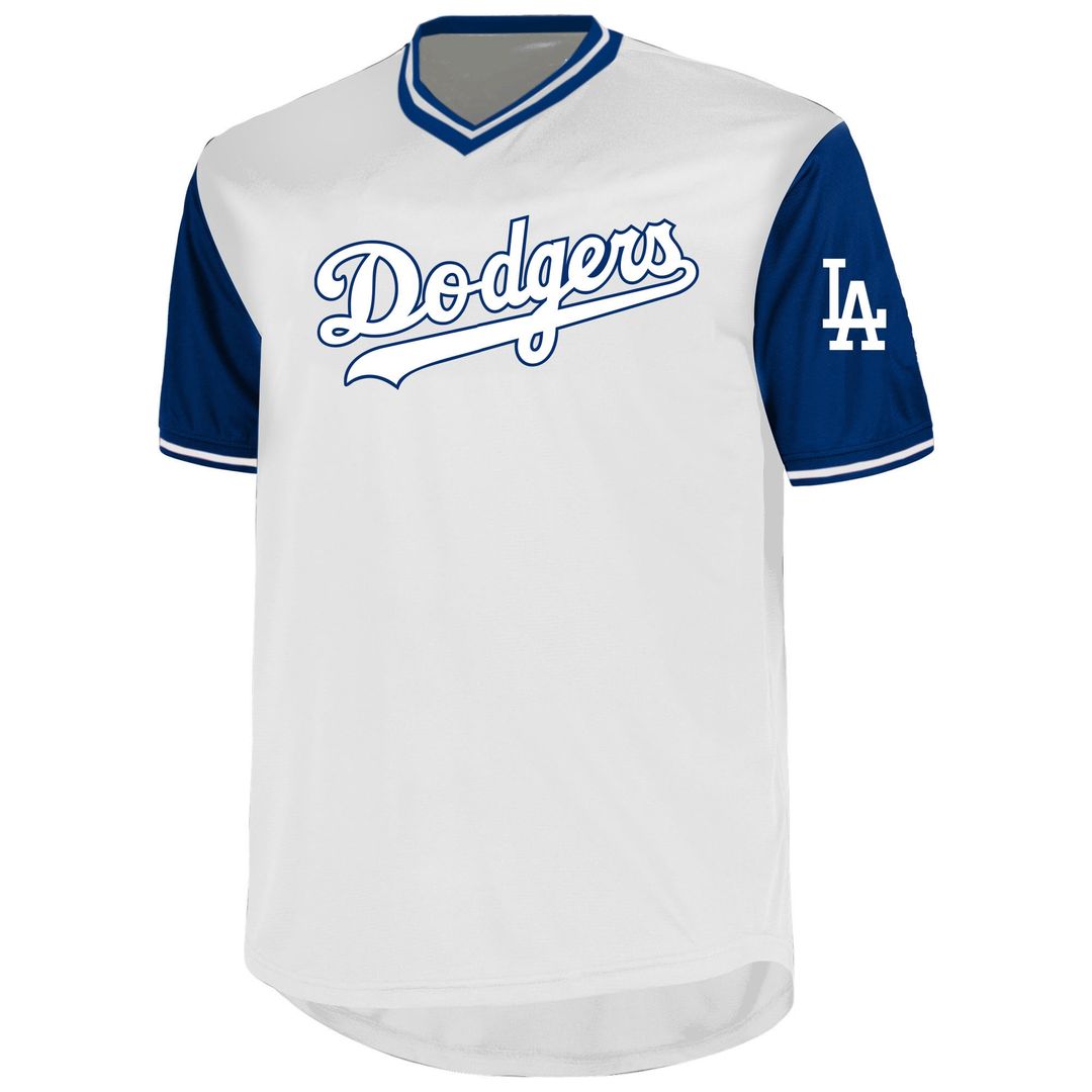 Los Angeles Dodgers Mookie Betts Profile White Big & Tall Name & Number Baseball Jersey | MLB Baseball Jersey