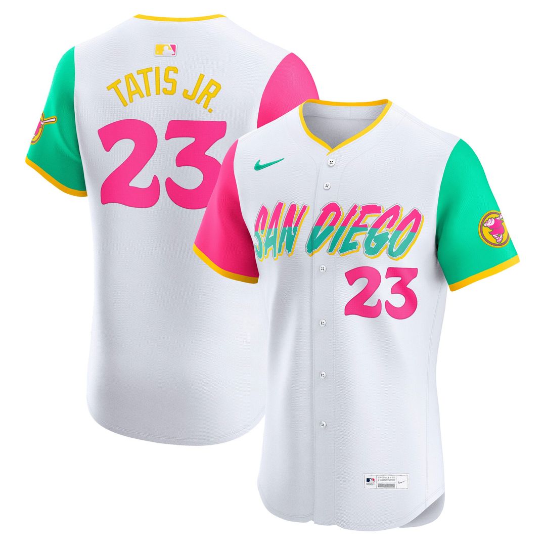 San Diego Padres Fernando Tatis Jr. White City Connect Elite Baseball Jersey