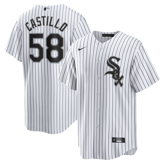 Chicago White Sox Luis Castillo White Home Replica Baseball Jersey