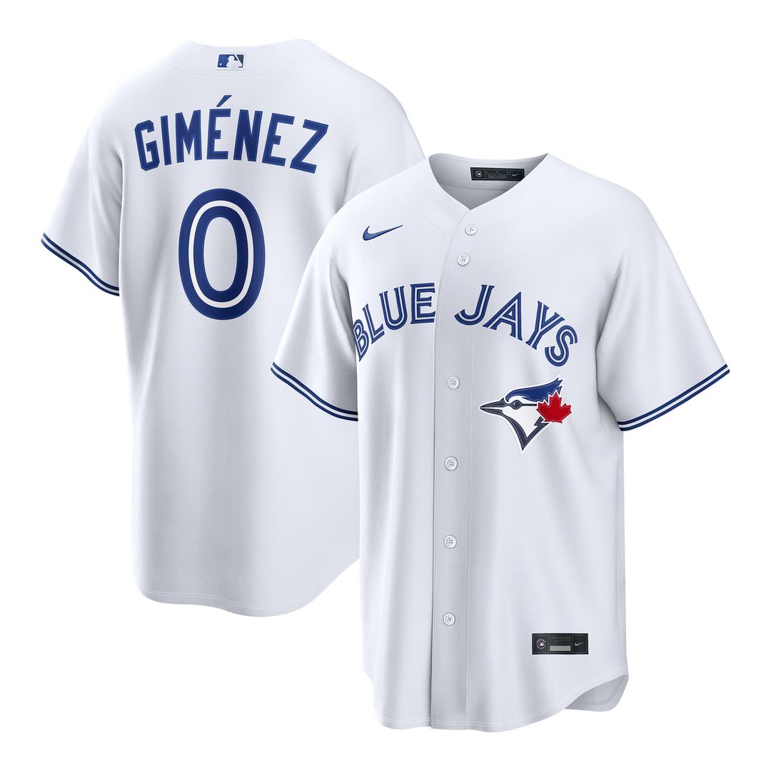 Toronto Blue Jays Andrés Giménez White Home Replica Baseball Jersey