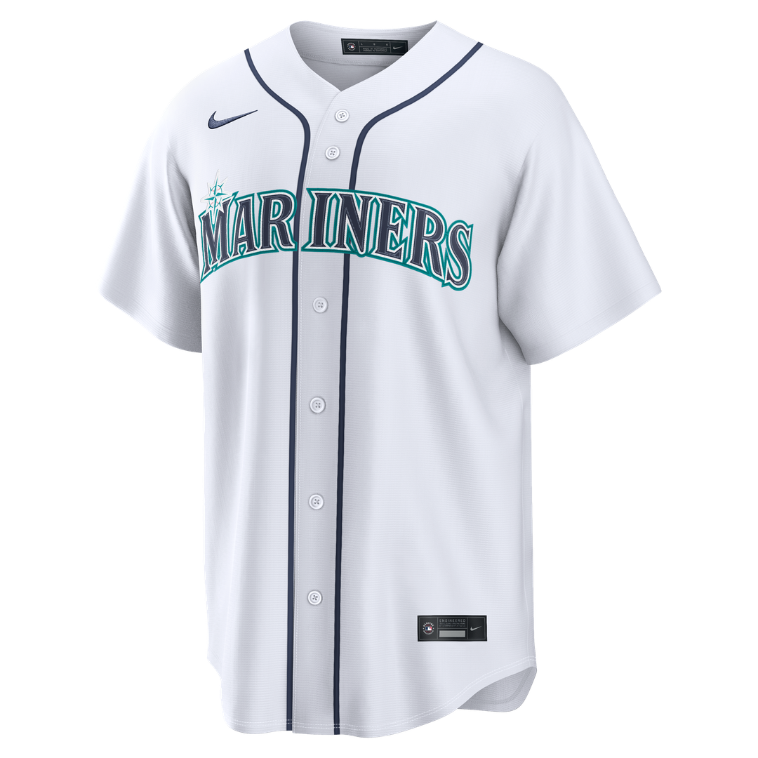 Seattle Mariners Kade Anderson White Home Replica Baseball Jersey | MLB Baseball Jersey