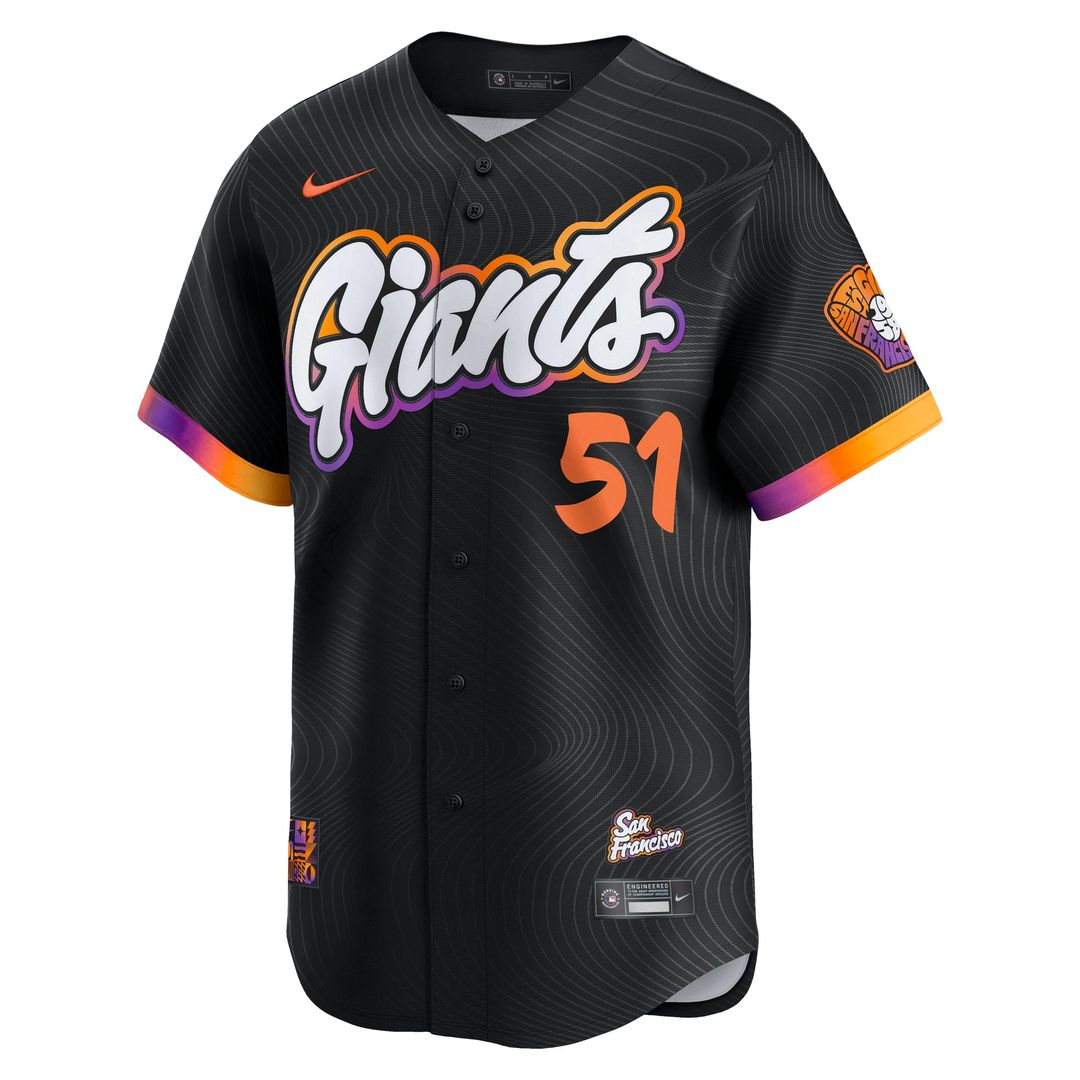 San Francisco Giants Jung Hoo Lee Black 2025 City Connect Limited Baseball Jersey | MLB Baseball Jersey