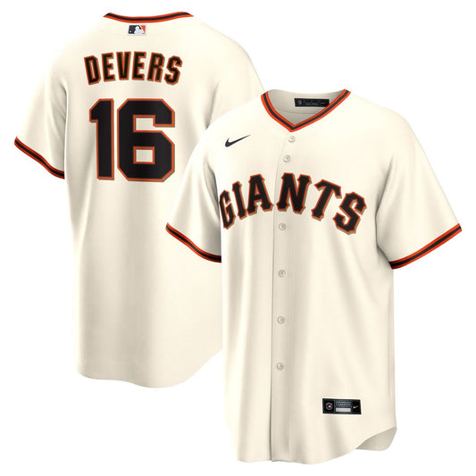 San Francisco Giants Rafael Devers White Home Replica Baseball Jersey