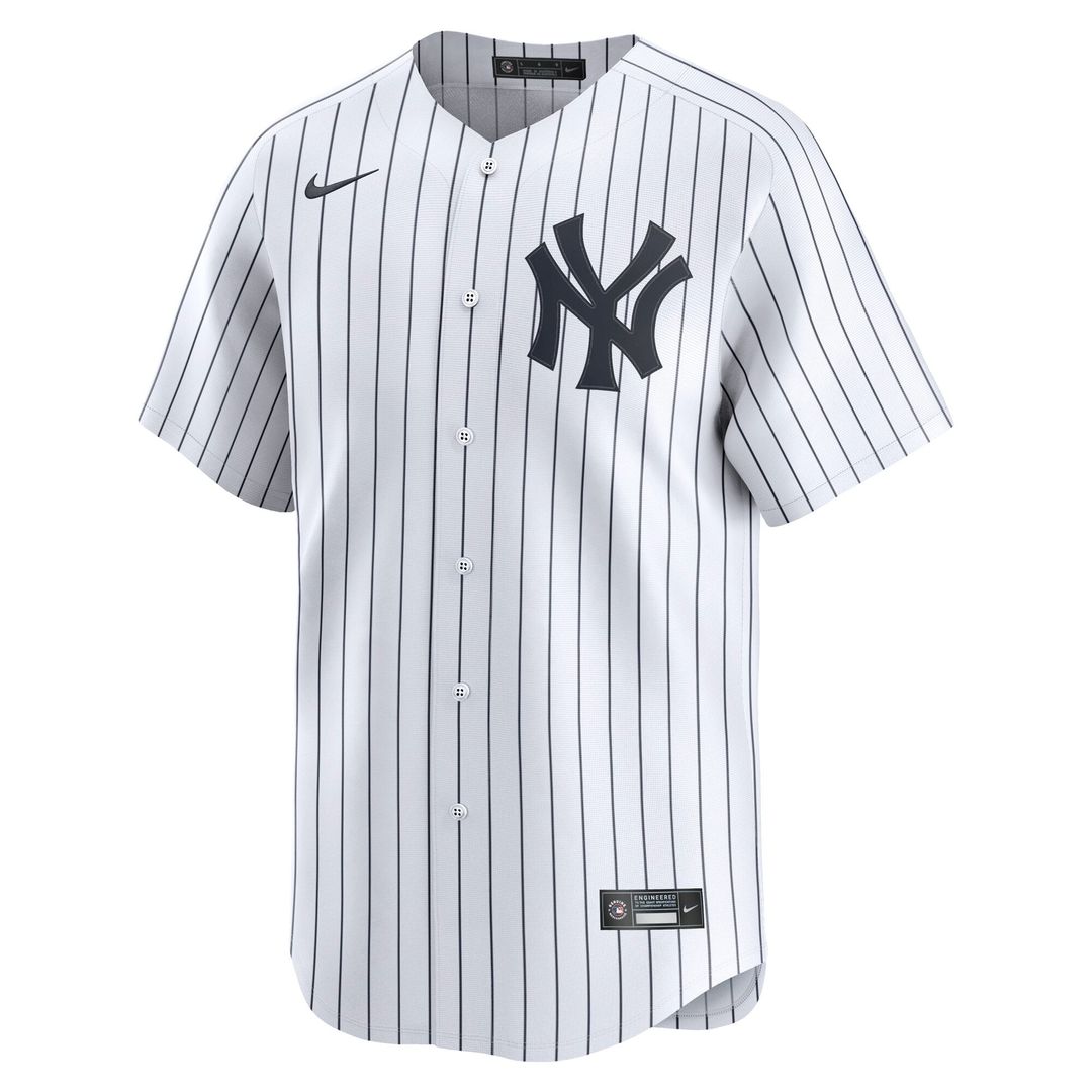 New York Yankees White Home Limited Baseball Jersey | MLB Baseball Jersey