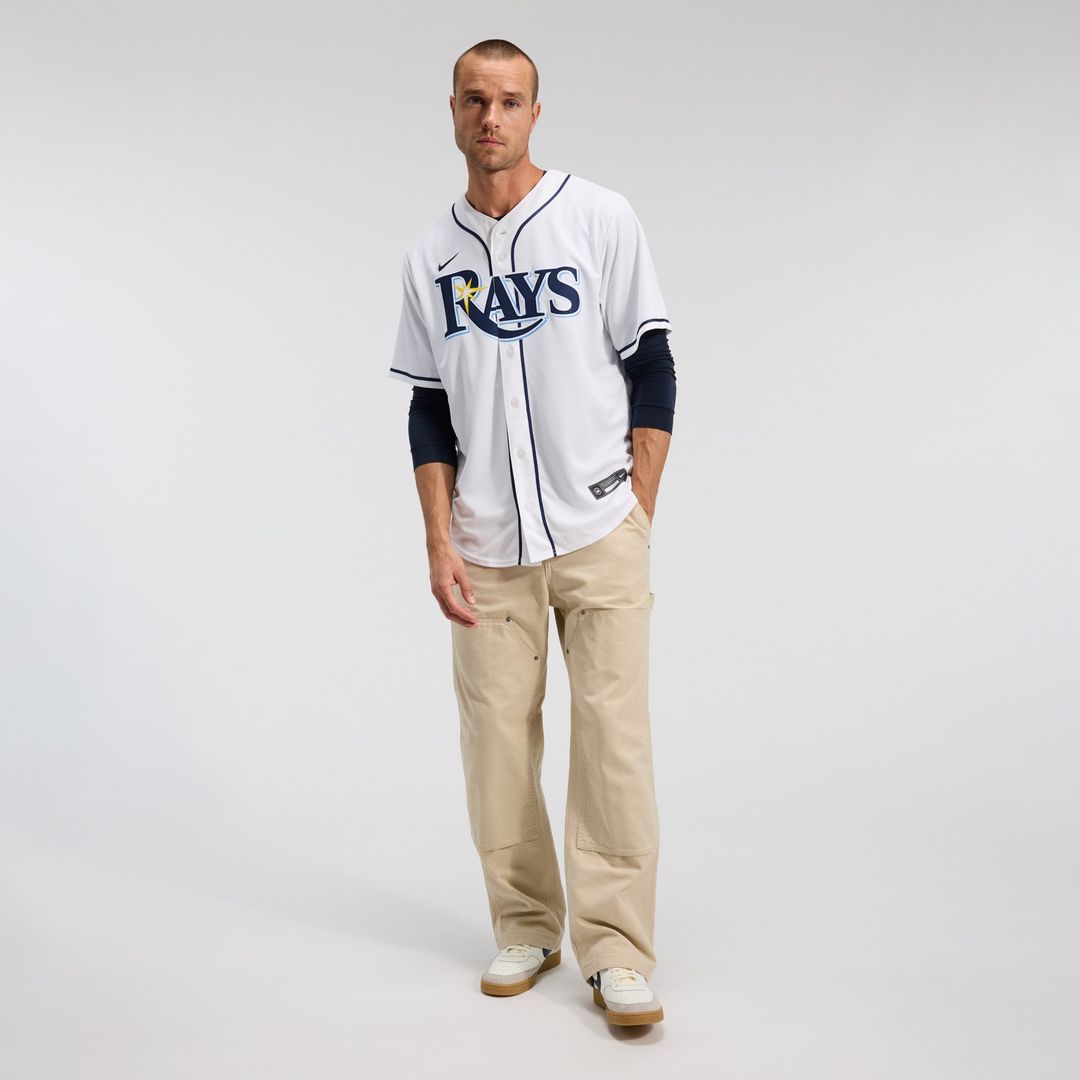 Tampa Bay Rays Yandy Díaz White Home Replica Baseball Jersey | MLB Baseball Jersey