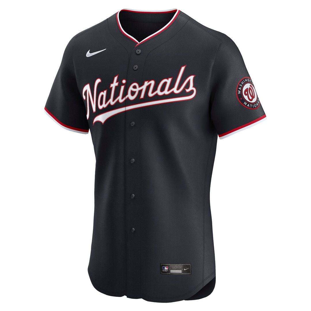 Washington Nationals Navy Alternate Elite Baseball Jersey | MLB Baseball Jersey