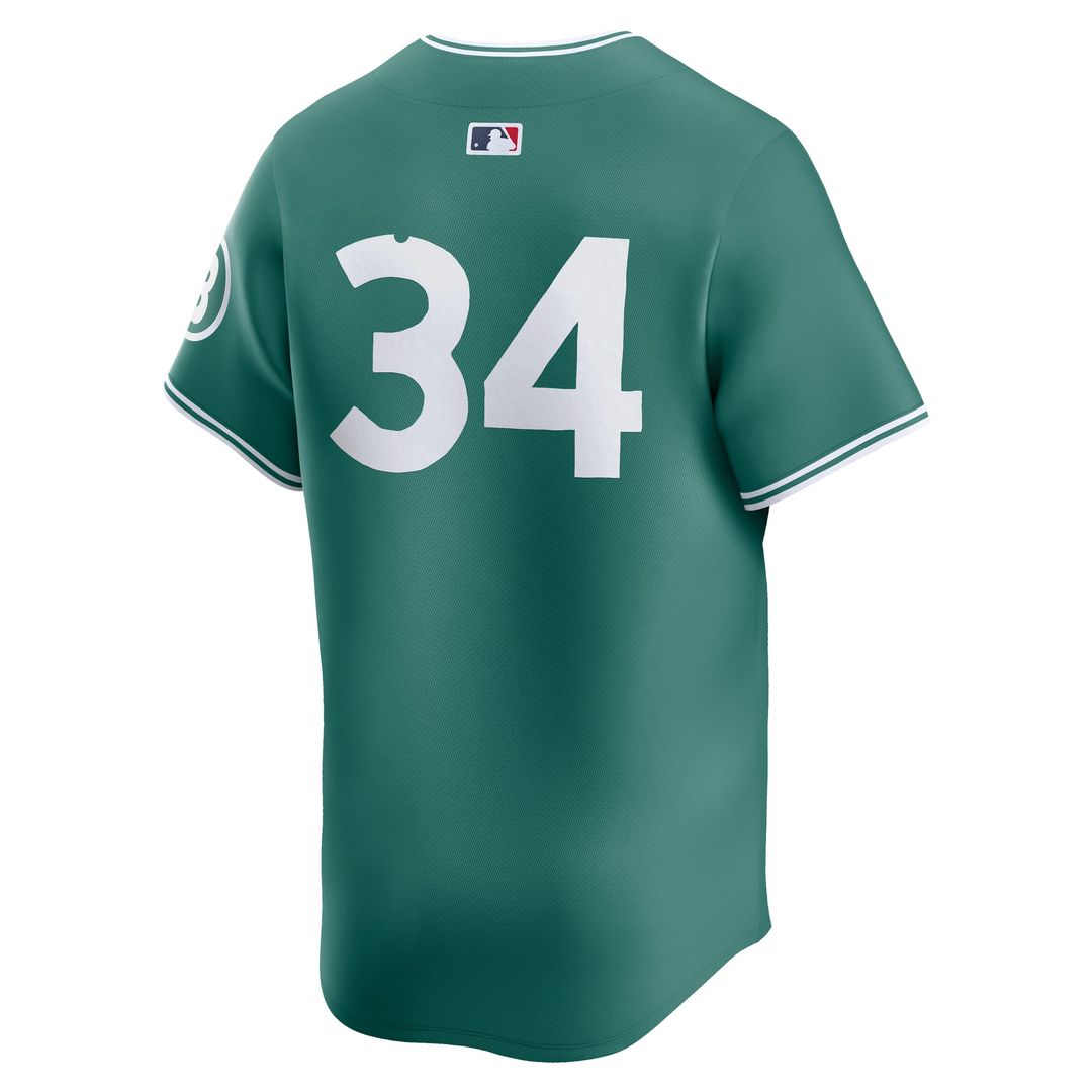 Boston Red Sox David Ortiz Green 2025 City Connect Limited Retired Baseball Jersey | MLB Baseball Jersey