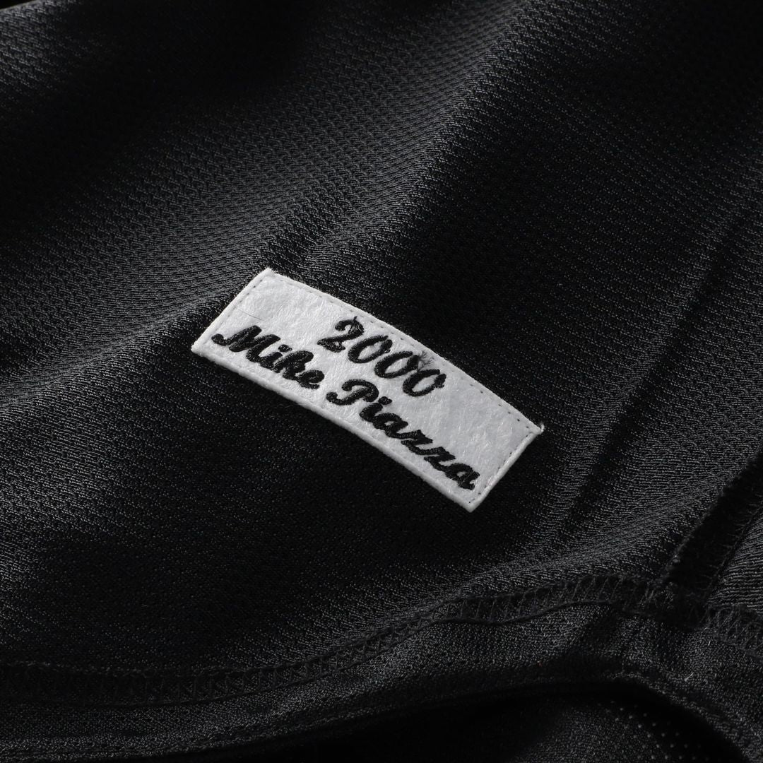 New York Mets Mike Piazza Black Big & Tall Cooperstown Mesh Batting Practice Baseball Jersey | MLB Baseball Jersey