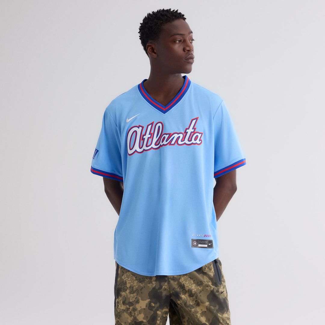 Atlanta Braves Powder Blue 2026 City Connect Stadium Baseball Jersey | MLB Baseball Jersey