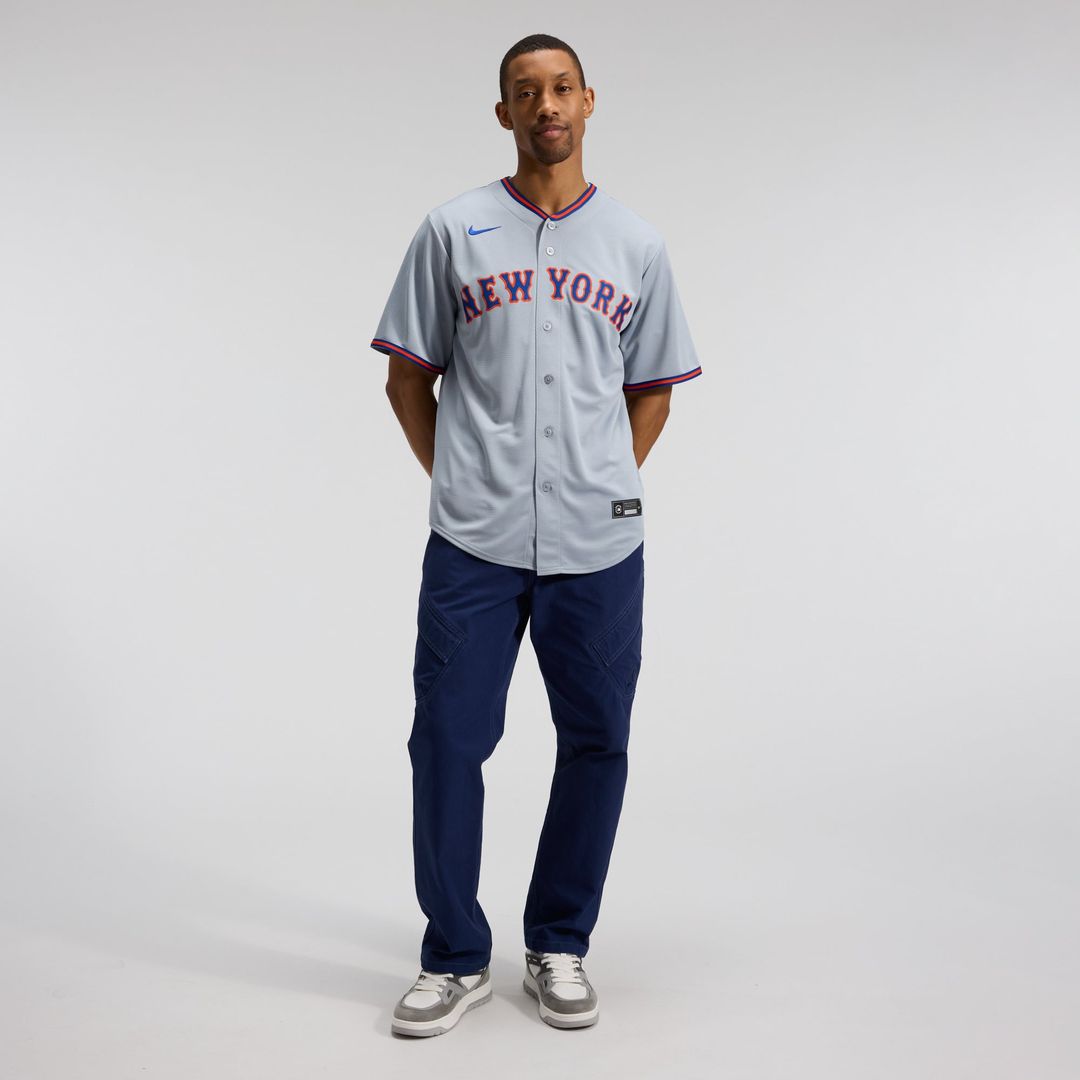 New York Mets Juan Soto Gray Road Replica Baseball Jersey | MLB Baseball Jersey