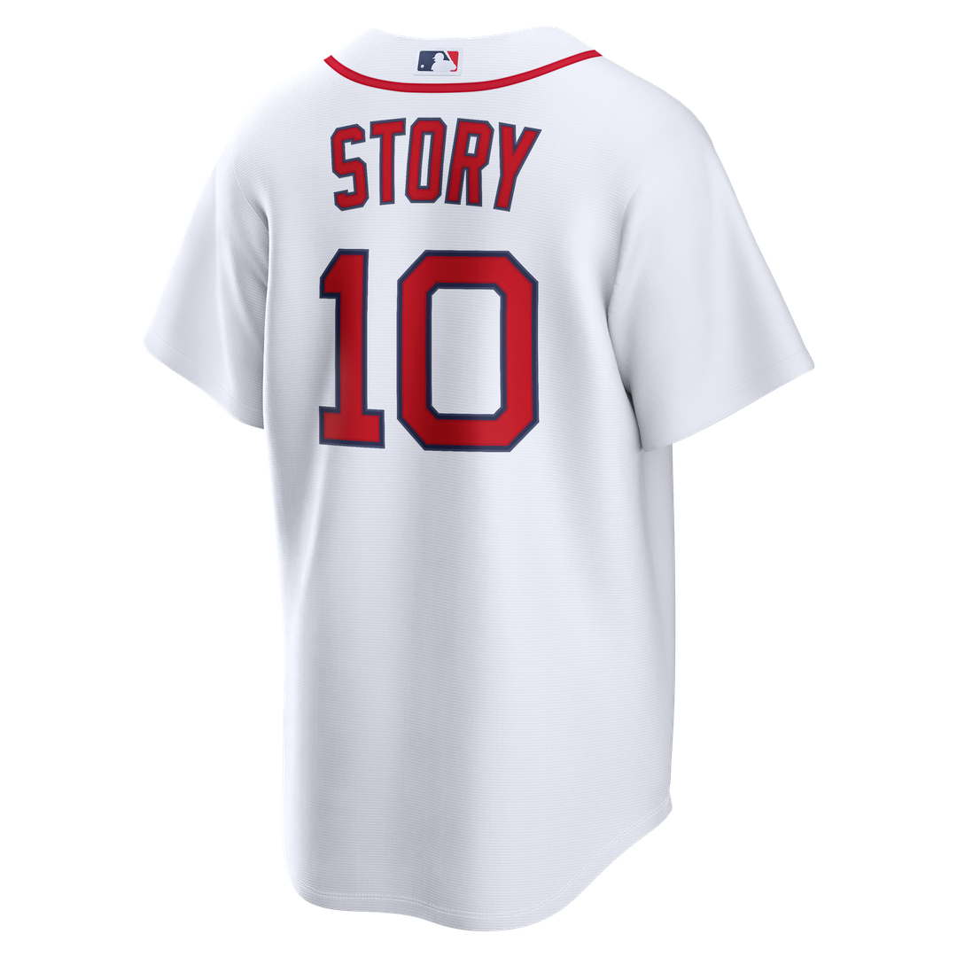 Boston Red Sox Trevor Story White Home Replica Baseball Jersey | MLB Baseball Jersey