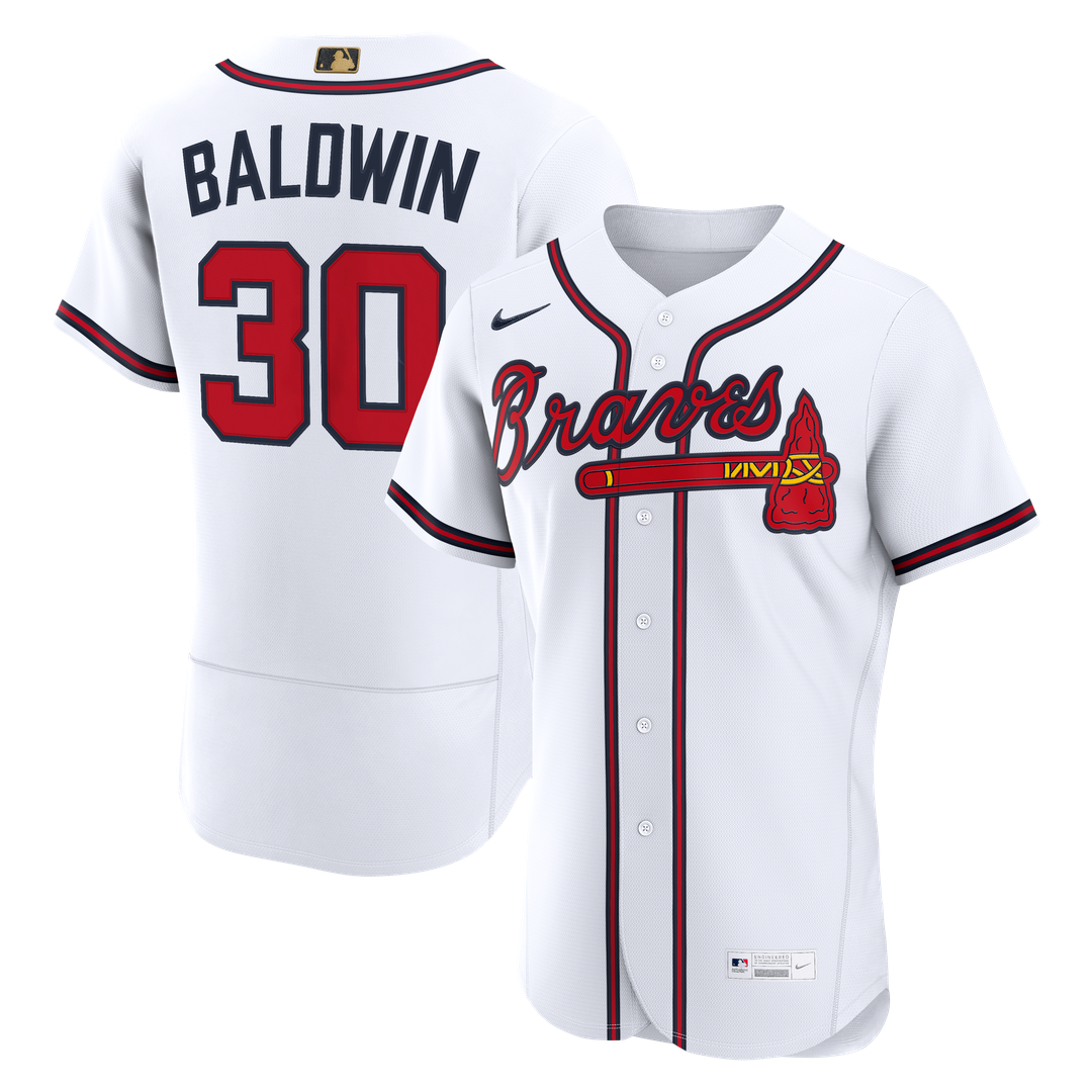 Atlanta Braves Drake Baldwin Navy Alternate MLB Awards Authentic Baseball Jersey