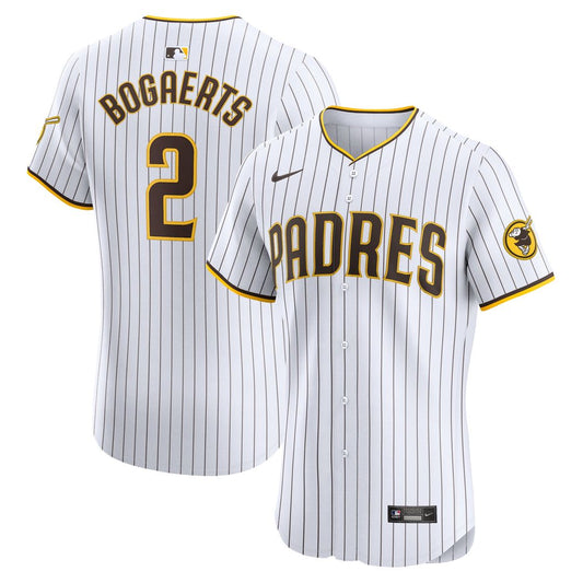 San Diego Padres Xander Bogaerts White Home Elite Baseball Jersey