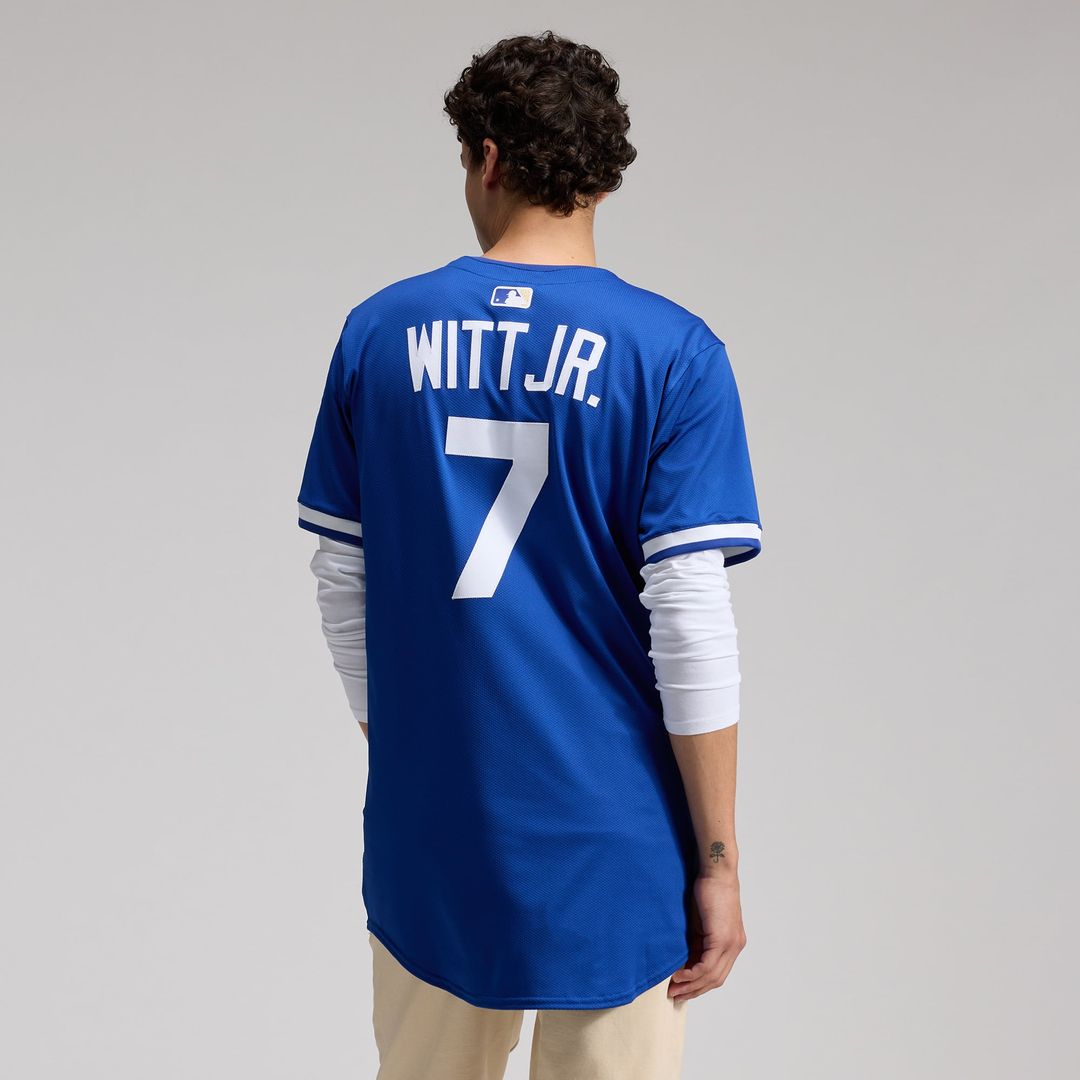 Kansas City Royals Bobby Witt Jr. Royal Alternate 2 Elite Baseball Jersey | MLB Baseball Jersey