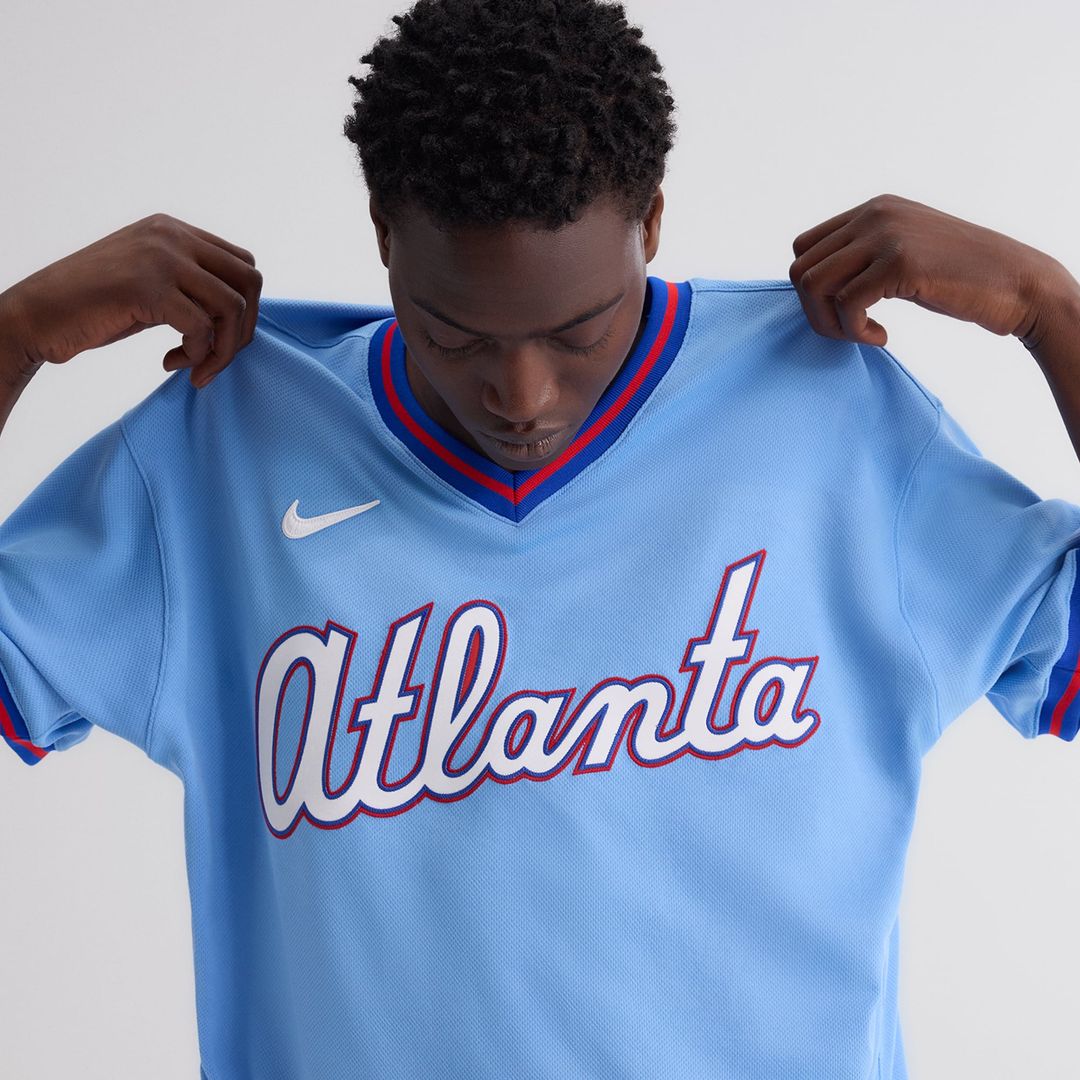 Atlanta Braves Powder Blue 2026 City Connect Authentic Baseball Jersey | MLB Baseball Jersey