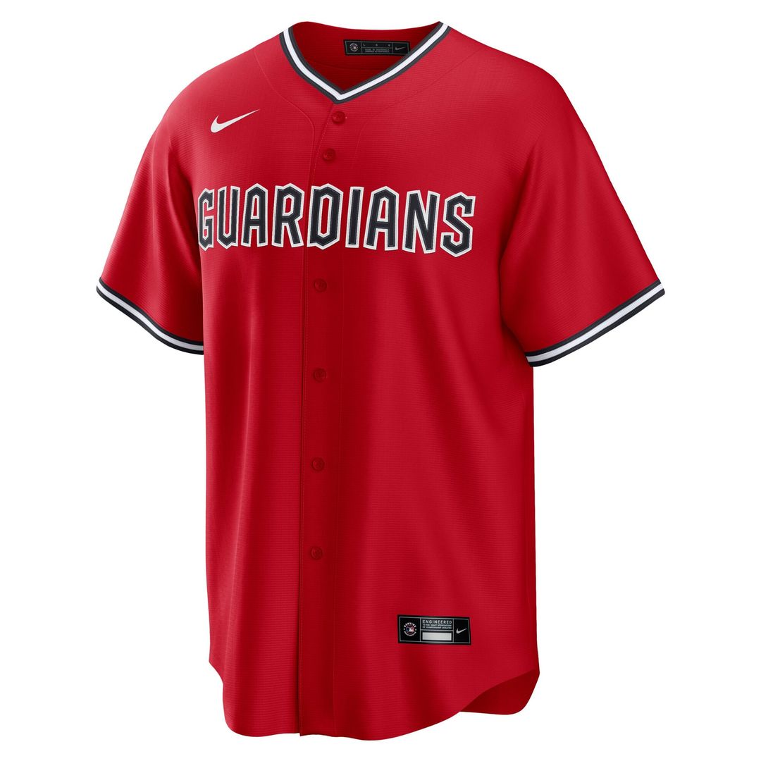 Cleveland Guardians Red Alternate 2 Replica Baseball Jersey | MLB Baseball Jersey