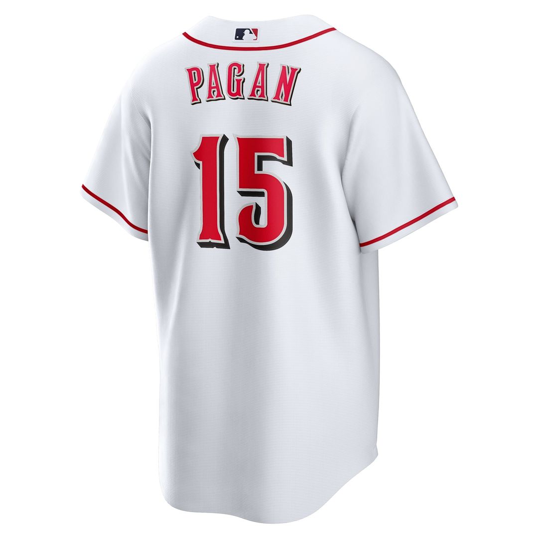 Cincinnati Reds Emilio Pagán White Home Replica Baseball Jersey | MLB Baseball Jersey