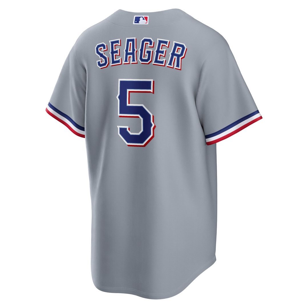 Texas Rangers Corey Seager Gray Road Replica Baseball Jersey | MLB Baseball Jersey