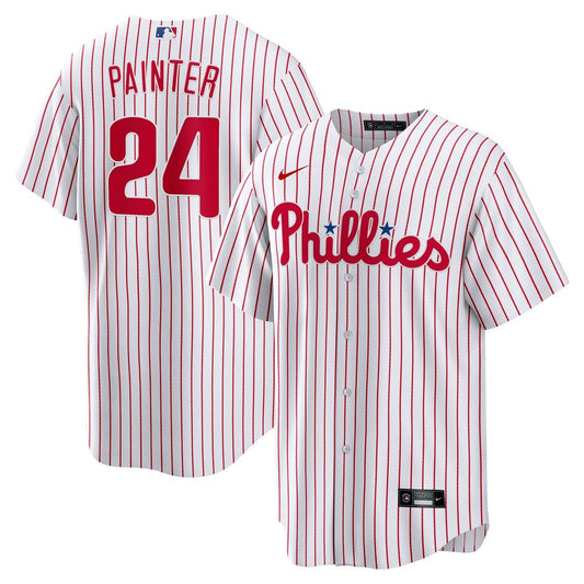 Philadelphia Phillies Andrew Painter White Home Replica Baseball Jersey