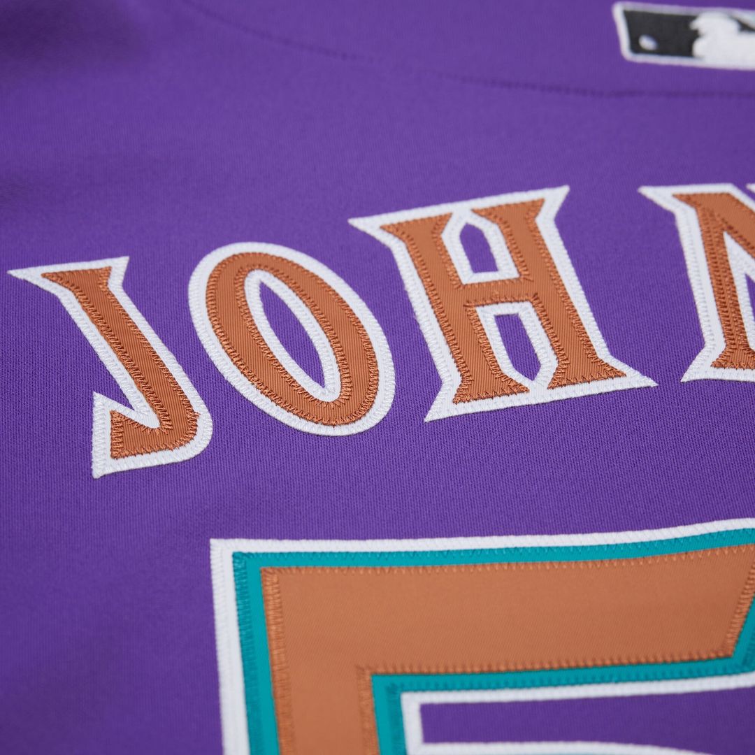 Arizona Diamondbacks Randy Johnson Purple 2000 Throwback Authentic Baseball Jersey | MLB Baseball Jersey
