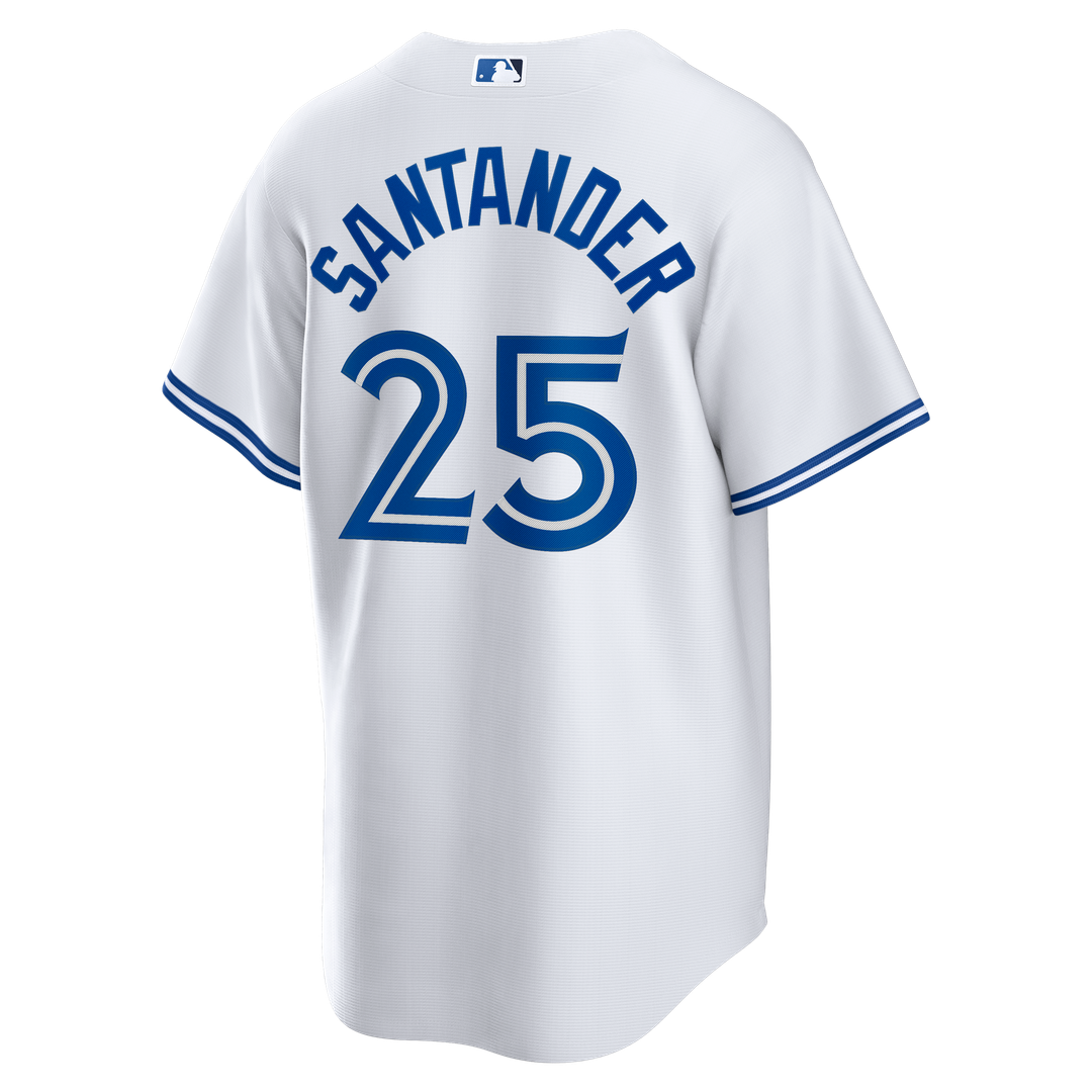 Toronto Blue Jays Anthony Santander White Home Replica Baseball Jersey | MLB Baseball Jersey