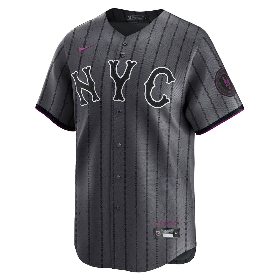 New York Mets Juan Soto Gray City Connect Limited Baseball Jersey | MLB Baseball Jersey