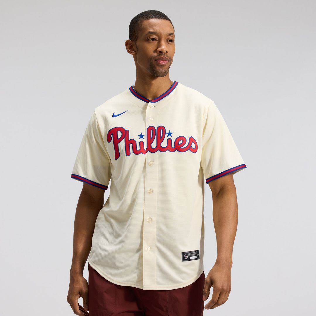 Philadelphia Phillies Cream Alternate Replica Baseball Jersey