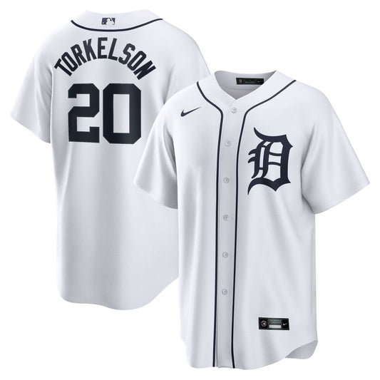 Detroit Tigers Spencer Torkelson White Home Replica Baseball Jersey