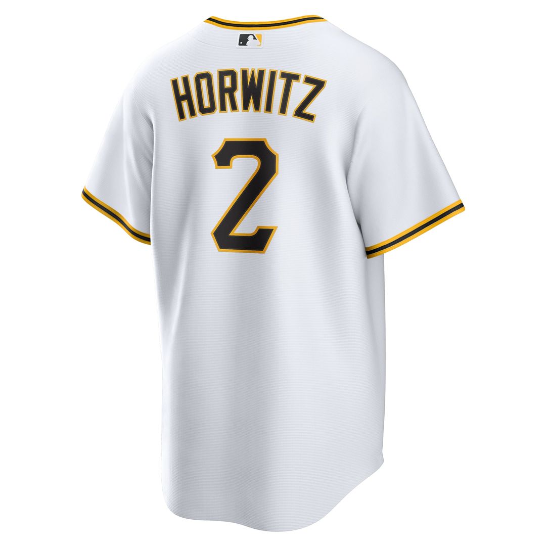 Pittsburgh Pirates Spencer Horwitz White Home Replica Baseball Jersey | MLB Baseball Jersey
