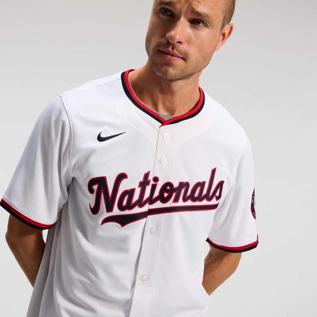 Washington Nationals Dylan Crews White Home Limited Baseball Jersey | MLB Baseball Jersey