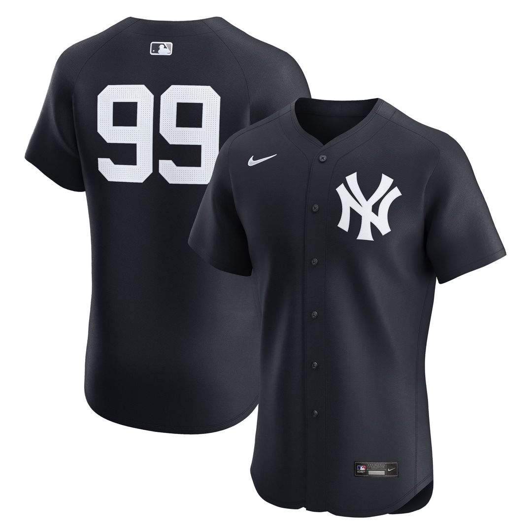 New York Yankees Aaron Judge Navy Alternate 1 Elite Baseball Jersey | MLB Baseball Jersey