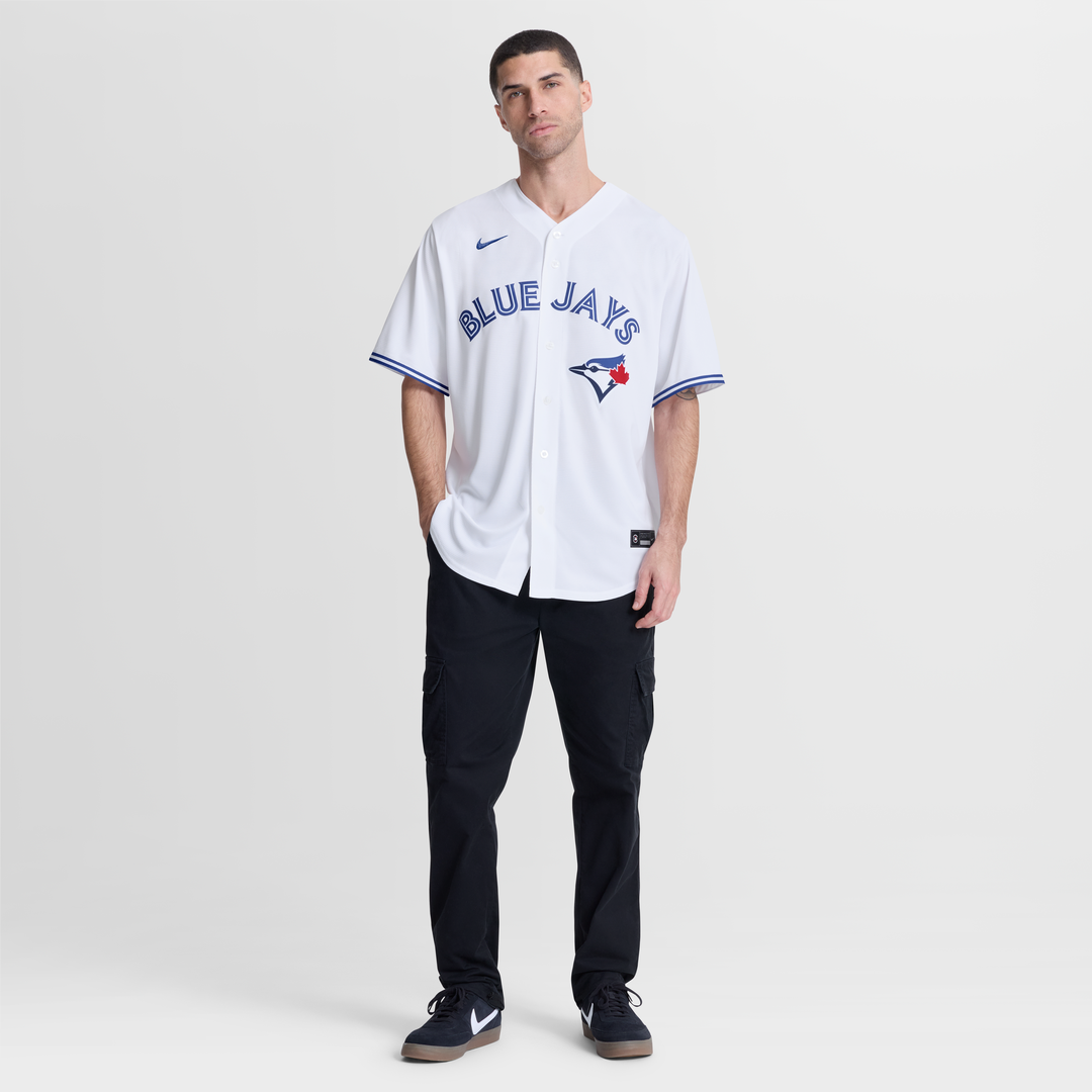 Toronto Blue Jays Shane Bieber White Home Replica Baseball Jersey | MLB Baseball Jersey