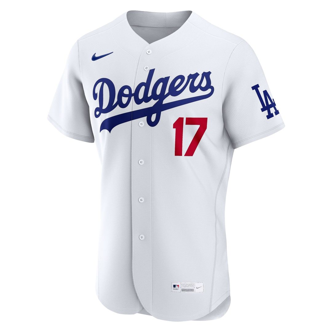 Los Angeles Dodgers Shohei Ohtani White Home Authentic Baseball Jersey | MLB Baseball Jersey