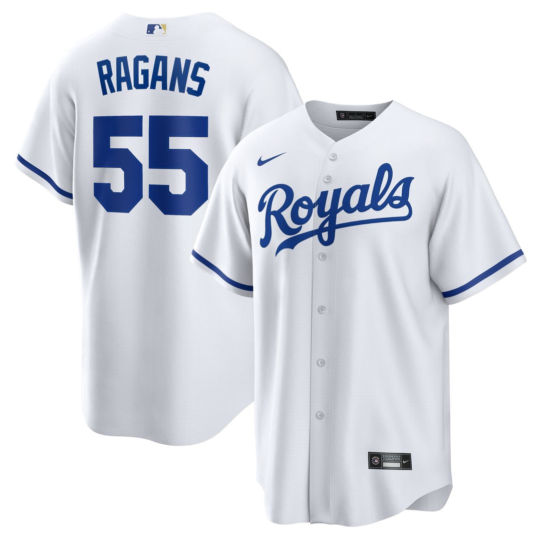 Kansas City Royals Cole Ragans White Home Replica Baseball Jersey