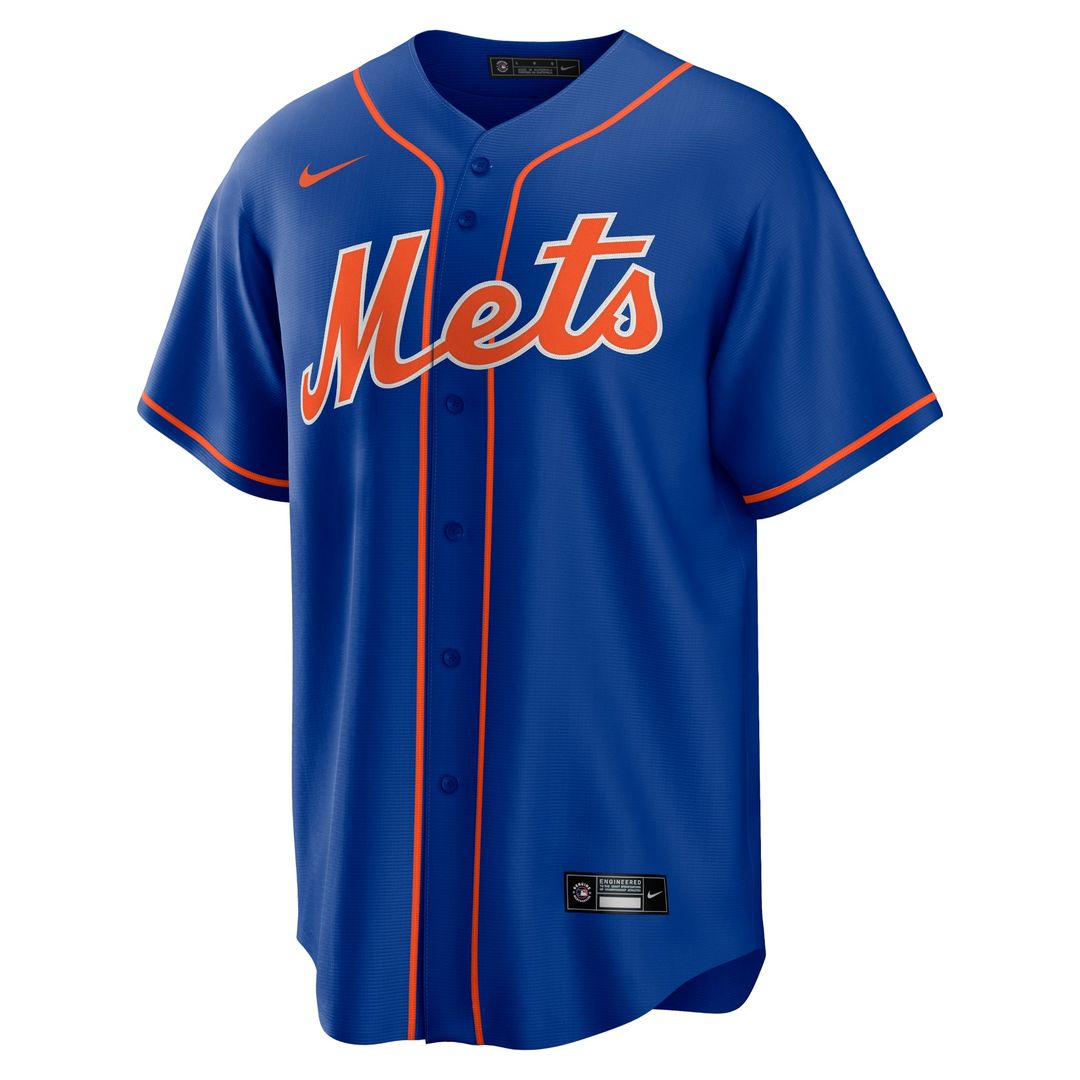 New York Mets Royal Alternate Replica Team Baseball Jersey | MLB Baseball Jersey