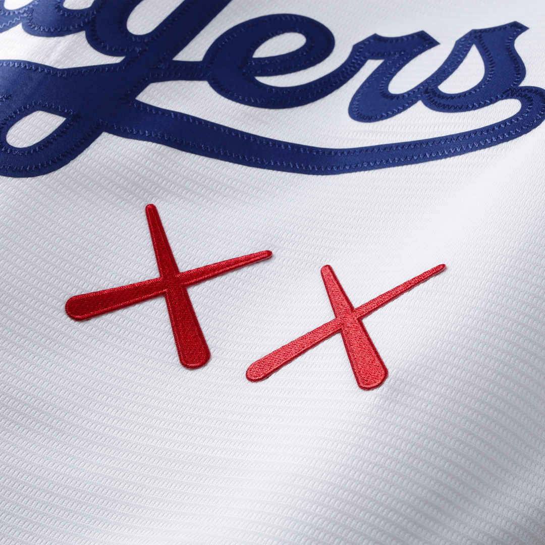 Los Angeles Dodgers x KAWS White Stadium Baseball Jersey | MLB Baseball Jersey