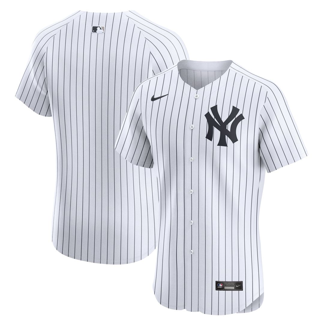 New York Yankees White Home Elite Baseball Jersey