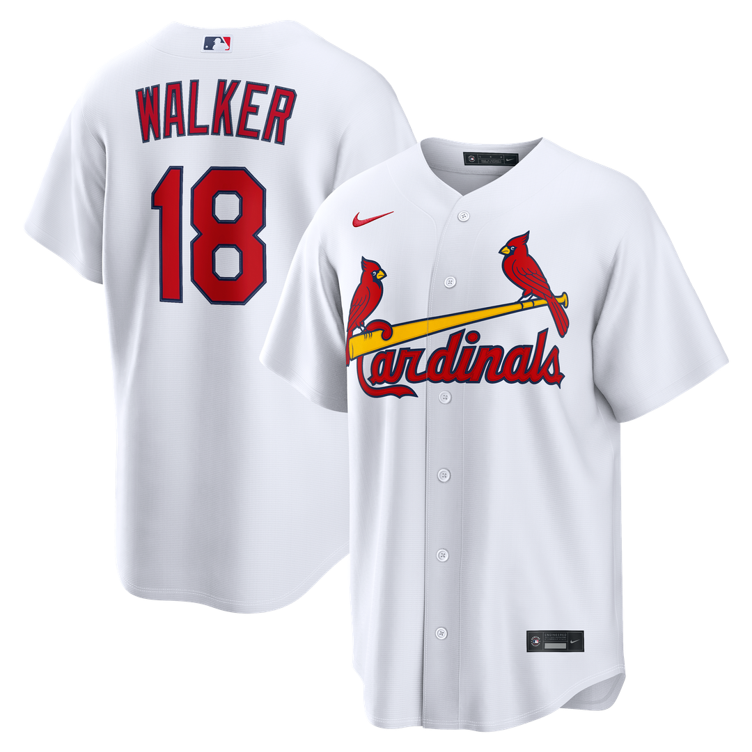 St. Louis Cardinals Walker White Home Replica Baseball Jersey