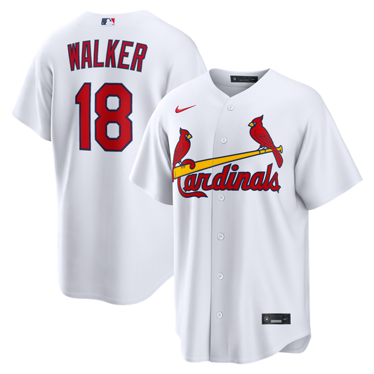 St. Louis Cardinals Walker White Home Replica Baseball Jersey